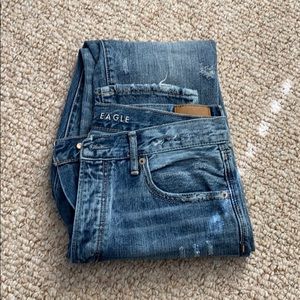 American eagle high rise girlfriend jeans